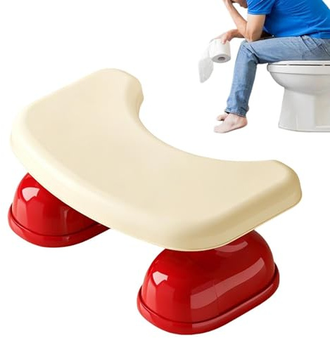 Eventerde Sgabello per WC per movimenti naturali delle sedie, antiscivolo, con supporto per la postura, per bambini, adulti, anziani, doccia, comodino, vasca da bagno