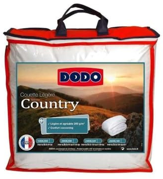 DODO Couette légere Country - 220 x 240 cm - Blanc