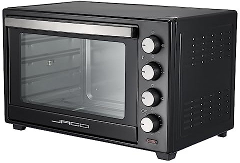 Jago® Mini Four Electrique - avec Convection, 48 litres, 6 Modes, 100-230º, 2000W, Acier Inoxydable, Portable - Mini Foyer Chaleur Tournante, Cuisinière Posable