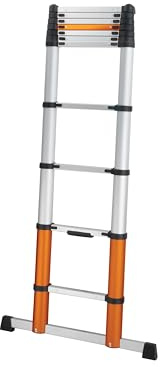 Batavia Teleskopleiter 3,27 m - Mit 11 rutschfesten Sprossen & Soft-Close-System, bis 150 kg belastbar. Erreichen Sie neue Höhen mit der Giraffe Air Premium!