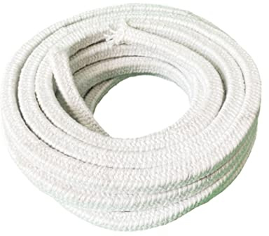 YTGZS keramisk fiberpackning reptätning packning hög temperatur packning tätning för panna Ugn sgjutning,fyrkant Längd 5m,22mmx22mmx5m