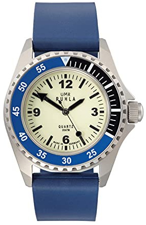 UMR RUHLA Kampfschwimmeruhr 13-02, Taucheruhr, Herren, Quarz, Edelstahl, 20 bar