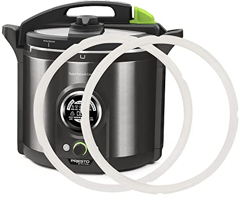 Sealing Ring for Presto Pressure Cooker 10 Qt 12 Qt Silicone Replacement Gasket Seal Ring for 0214304 0214405, 0214406, and 0214407 12-quart Presto Precise Pressure Canner 2 - Pcs