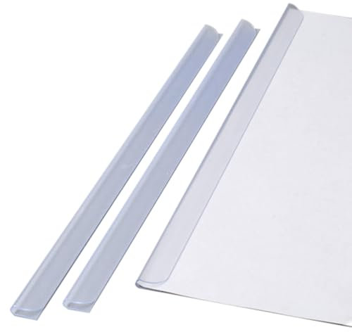 SPRINTIS - Klemmschienen, DIN A5, Füllhöhe 3-4 mm, transparent, 100 Stück