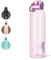 UZSPACE Trinkflasche Sport Wasserflasche 1-Liter, auslaufsicher Flasche, spülmaschinenfest, Ein-klick-Öffnung, kohlensäure geeignet, BPA-frei, Frauen Sportflasche für yoga gym fahrrad wandern, lila