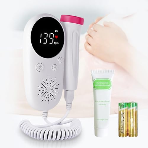 Gel for Doppler Monitor, Baby Movement Monitor for Mother-to-be, Doppler Accessories for Home Use Only (Pink)