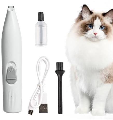 Cortapelo Para Mascotas - Máquina de Acicalar Eléctrica con Luz - Máquina de Afeitar para Pelaje Grueso de Gatos y Perros | Para Corte y Arreglo de Pelo de Cachorros Medianos y Grandes