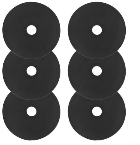 Kit de 6 cubiertas para agujeros de pesca en hielo, aisladores de EVA de 12 pulgadas para mantener agujeros accesibles durante días fríos