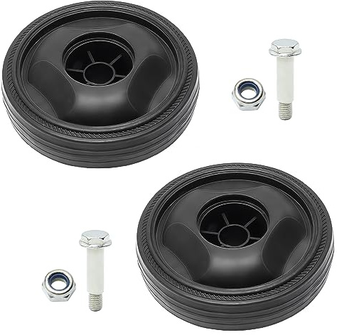 Othmro 2 stycken plasthjul 1,6 cm innerhål 11,5 cm OD 2,8 cm tjock liten luftkompressor hjul tryckregulator ventil plast luftkompressor reservhjul för luftkompressor lufttrycktank