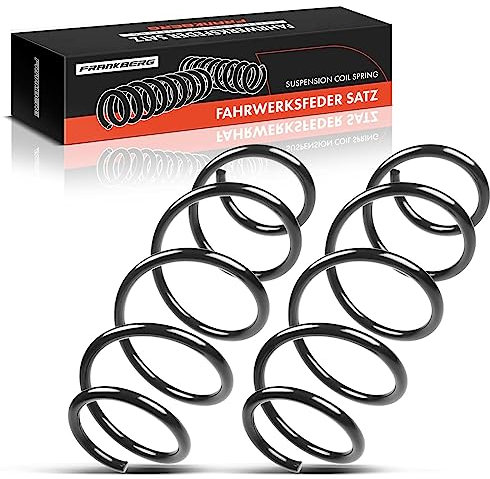 Frankberg 2x Federn Fahrwerksfeder Vorderachse Kompatibel mit Grande Punto 199 1.2L 1.4L 2005-2012 Punto Evo 199 1.4L 2009-2012 Replace# 51812160