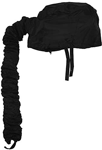SameeHome Accesorio para secador de pelo, suave, ajustable, extragrande, campana con capucha para secador de pelo de mano con longitud extensible y extendida (negro)