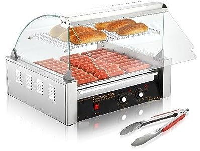 Friteuse électrique Commerciale à 5/7/11 tiges pour Hot-Dog, Machine à saucisses, Barbecue, Appareil ménager pour Camping, fête (Couleur : 5 tiges, Taille : 1)