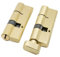 SchließZylinder 1 Stück Doppel- oder Einzelzylinder-Hardware for den Innenbereich, 80/85/90/95/100/105/110 mm, Schloss, Türzylinder, Messingschloss, verlängert, 3 Schlüssel Zylinderschloss((35-55)90mm