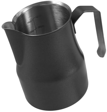 Veemoon Brocca in Acciaio Inox Per Schiumare Latte Brocche Per Caffè Espresso Accessori Per Macchine Per Caffè Espresso Tazza Per Schiumare Latte in Acciaio Inox