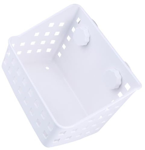 VERDANVERSE Comedero de Plástico Blanco para Conejos y Pequeñas Mascotas, Estante de Almacenamiento Función de Alimentación Lenta y Mantener la Comida Limpia