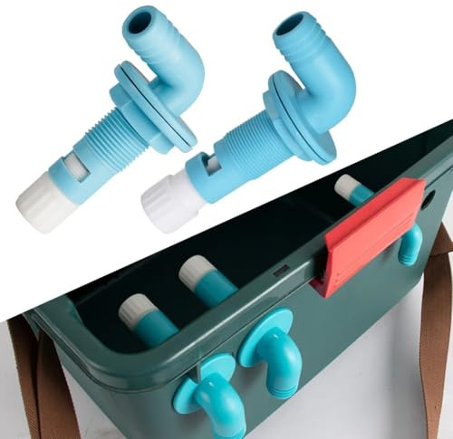 Livewell Fish Hold Outlet - Aeratore regolabile con struttura in polipropilene di grado marino e tubo flessibile da 3/4 a 1 1/8 per un facile collegamento (29 mm)