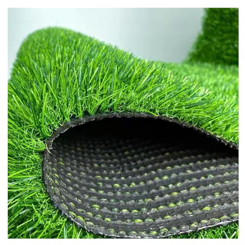 MYJIO Gazon Synthétique Pelouse Artificielle Réaliste Faux Gazon Extérieur sous-Couche de Gazon Artificiel pour Jardin Tapis Patio Balcon (1x3m/3.28x9.84ft)