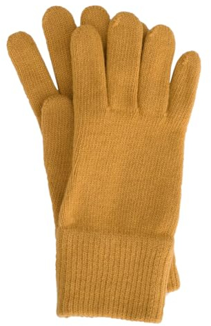 FosterNatur, Guantes de Lana Merino para Mujer, 100% Lana Merino Extrafina, 7.5