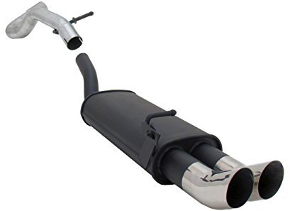 Novus Sportauspuff Endschalldämpfer Gruppe N A2752ED76 mit Endrohr 2 x 76mm DTM