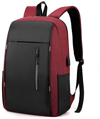 Zaino per laptop, Zaino per laptop da donna e da uomo, Borsa a tracolla per viaggi di college e affari, adatto fino a 15,6 pollici
