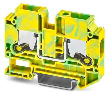 PHOENIX CONTACT XTV 10-PE Lot de 50 bornes de connexion simples Vert/jaune 10 mm² Push-X