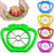 Hithika Apple Fruit Cutter,Slicer,Divider,Corer,Wedger,Stainless Steel,Slicer for Apples,Pears,Fruits,Ergonomic Handle, Easy Grip, Sharp Blade,Large(8 Slices)