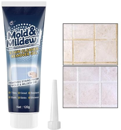 Lechada Blanca para Azulejos - Relleno Impermeable de Larga Duración, Compuesto de Reparación de Azulejos Sellador de Lechada | Relleno duradero para lechada de azulejos blancos de 120 g, relleno de l