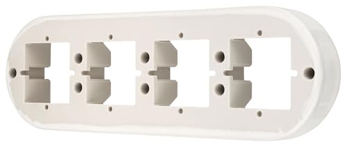 Telaio retrò in porcellana a 4 scomparti, serie PR1 bianco