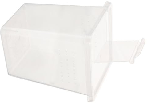BESTonZON Reptile Pet Breeding Box for Lizard Practical Feeding Box Secure Lid Habitat Enclosure for Spider and Insect Care