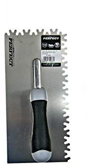 Staco Spatule à dents en acier inoxydable