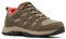 Columbia Redmond III WP wasserdichte Wanderschuhe für Damen, Braun (Pebble x Red Coral), 37.5 EU
