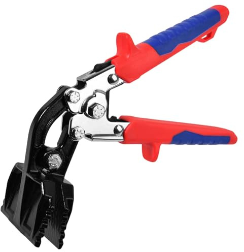 GOLD DEER Costurera manual de chapa, herramienta de doblado de 3 pulgadas para aplanar metal, alicates de precisión para pico de pato y pinzas de chapa, ideal para proyectos de HVAC