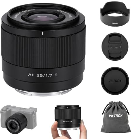 VILTROX AF 25mm F1.7 Air E-Mount APS-C Lens for Sony