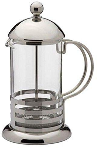 600ML 4-Cup Stainless Steel Glass Cafetiere French Filter Coffee Press Plunger