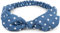 styleBREAKER Damen Haarband mit Punkte Muster, Schleife und Gummizug, Stirnband, Headband, Pinup, Rockabilly, Haarschmuck 04026036, Farbe:Blau