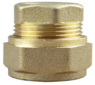 Arcanaute - Raccord laiton bicône - Bouchon bicone - Cuivre Ø22 -