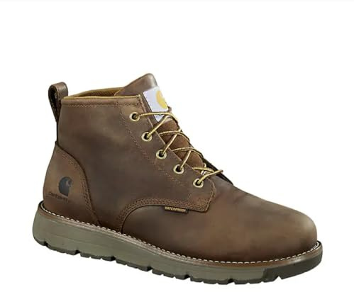 Carhartt Millbrook Waterproof Steel Toe Wedge Boot, Stivaletto Uomo, Marrone, 42 EU