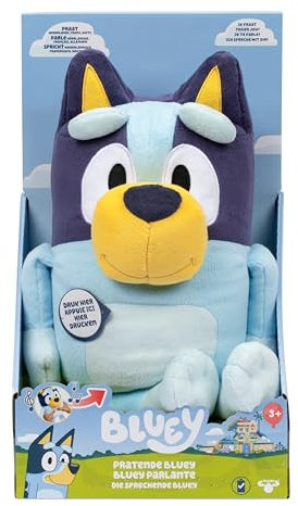 BlueY-Plüschtier mit Sound-Effekten, Funktionsplüsch, interaktives Plüschtier, sprechendes Plüschtier, Plüschtier (33 cm)
