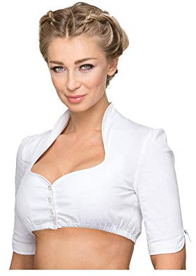 Stockerpoint Bluse B-8033, Stockerpoint Camicetta da Donna, Bianco (Weiss), 44