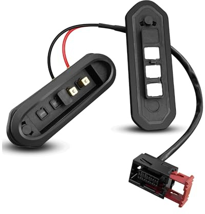 Sliding Door Connector Plate Wiring Set, Door Lock Contact Sensor Fit for Ram Promaster 1500 2500 3500 2014-2021 Central Locking Systems, Replace 68100641AA 68100641AB