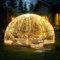 VEVOR Gartenkuppel, 2,9 m Kuppelzelt, Blasenzelt, Garten-Iglu mit transparenter PVC-Abdeckung & Fenster, wasserdichter geodätischer Kuppel-Campingunterstand für Terrasse, Essbereich, Hinterhof, Party