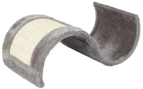 Katzen Kratzwelle Grau 24 × 49 × 17 cm Kratzbrett Kratzmöbel Sisalbrett