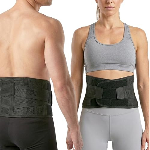 KediLife Fascia Lombare Supporto Schiena - Taglia XXL (100-120 cm) - Fascia Elastica, Regolabile e Ortopedica per Schiena - Corsetto Posturale con Stecche per Il Mal di Schiena Uomo e Donna