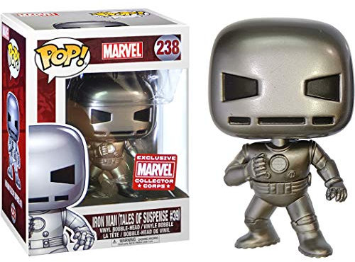Funko Iron Man [Tales of Suspense #39] (Collector Corps Exc) Pop Vinyl Figure & 1 Compatible Graphic Protector Bundle (20229 - B)