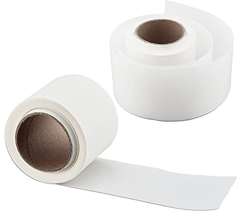 TeamFar Cake Pan Liner, 1.85in x 111ft Parchment Paper Liner Roll, Nonstick Side Liner for Baking Roasting, Healthy & Non-Stick, Heat Resistant & Water Proof-2 Rolls