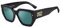 Dsquared Unisex D2 0031/s Sunglasses, ETJ/MT Black Teal, 53