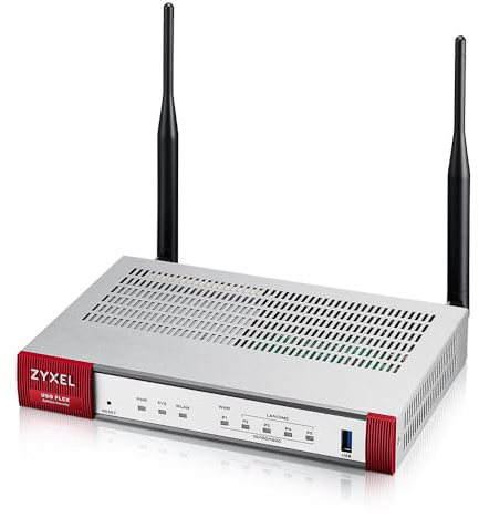 Zyxel Network Security/UTM Appliance | 360 Mbps UTM Anti-Malware+IPS Throughput | Includes 1-year UTM Security pack [USGFLEX100AX]