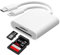 Oliveria USB C Card Reader, Type C Memory Card Reader for iPhone iPad, Dual SD/TF Slot, High Speed Data Transfer, Compatible with iPhone/iPad/Android/Camera