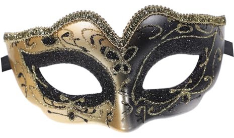 TOGEVAL Masque Dhalloween Pour Enfants Demi-masque De Fête Léger Pour Cosplay