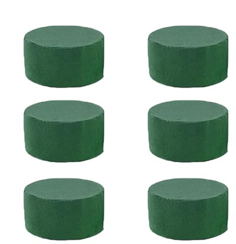 Lot de 18 Blocs Ronds en Mousse Florale pour Arrangements Floraux Frais - Blocs Ronds en Mousse pour Arrangements Floraux, décoration de Mariage